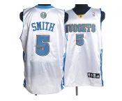 nba denver nuggets #5 smith white