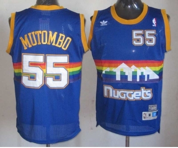 nba denver nuggets #55 mutombo blue[2013]