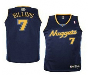 nba denver nuggets #7 chauncey billups dk,blue