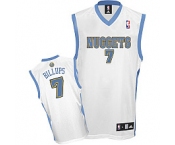 nba denver nuggets #7 chauncey billups white