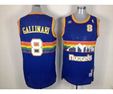 nba denver nuggets #8 gallinari blue[2012]