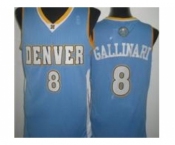 nba denver nuggets #8 gallinari lt.blue