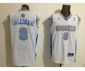 nba denver nuggets #8 gallinari white[revolution 30 swingman]