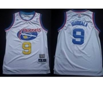 nba denver nuggets #9 andre iguodala white[revolution 30 swingman]