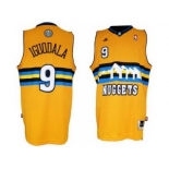 nba denver nuggets #9 andre iguodala yellow[revolution 30 swingman]