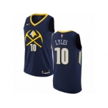 Women Nike Denver Nuggets #10 Trey Lyles Swingman Navy Blue NBA Jersey - City Edition