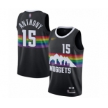 Youth Denver Nuggets #15 Carmelo Anthony Swingman Black Basketball Jersey - 2019-20 City Edition