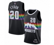 Youth Denver Nuggets #20 Tyler Lydon Swingman Black Basketball Jersey - 2019-20 City Edition