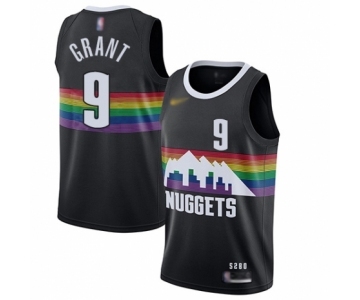 Youth Denver Nuggets #9 Jerami Grant Swingman Black Basketball Jersey - 2019-20 City Edition