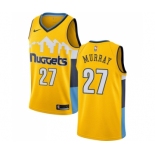 Youth Nike Denver Nuggets #27 Jamal Murray Swingman Gold Alternate NBA Jersey Statement Edition