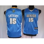 youth nba denver nuggets #15 anthony baby blue