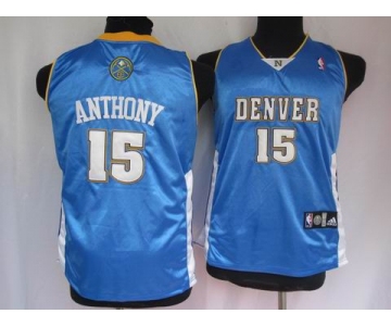 youth nba denver nuggets #15 anthony baby blue