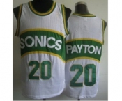 nba jerseys seattle supersonics #20 payton white[soul swingman]