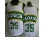 nba jerseys seattle supersonics #35 durant white[soul swingman]