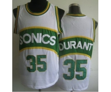 nba jerseys seattle supersonics #35 durant white[soul swingman]