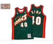 nba jerseys seattle supersonics #40 kemp green