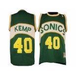 nba jerseys seattle supersonics #40 kemp green[soul swingman]