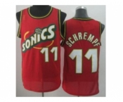 nba seattle supersonics #11 schrempf red[revolution 30 throwback]