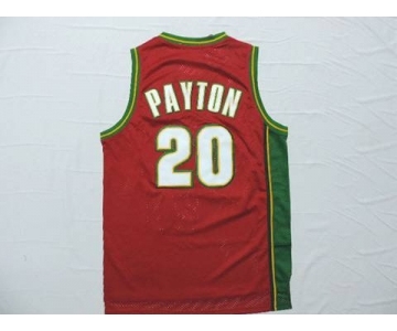 nba seattle supersonics #20 payton red[revolution 30 throwback][2015 new]