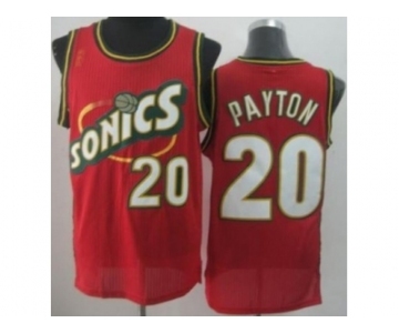 nba seattle supersonics #20 payton red[revolution 30 throwback]