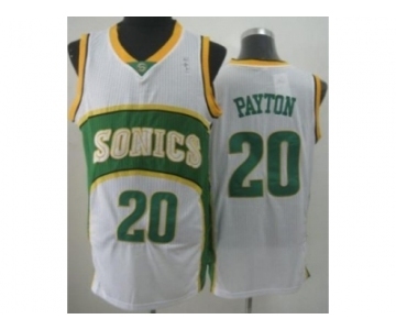 nba seattle supersonics #20 payton white