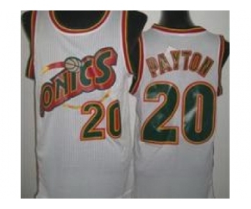 nba seattle supersonics #20 payton white[revolution 30 throwback]