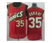 nba seattle supersonics #35 durant red