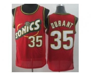 nba seattle supersonics #35 durant red