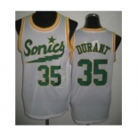 nba seattle supersonics #35 durant white