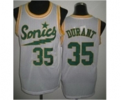 nba seattle supersonics #35 durant white