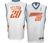 nba charlotte bobcats #20 felion white