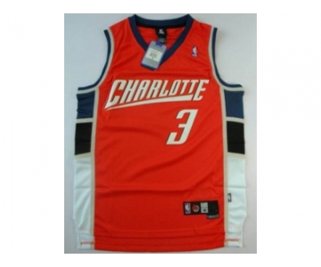 nba charlotte bobcats #3 wallace orange swingman