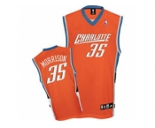 nba charlotte bobcats #35 adam morrison orange swingman