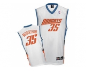 nba charlotte bobcats #35 adam morrison white swingman