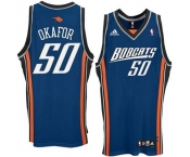 nba charlotte bobcats #50 emeka okafor blue