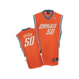 nba charlotte bobcats #50 emeka okafor orange swingman