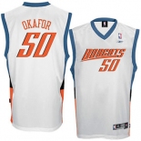 nba charlotte bobcats #50 emeka okafor white