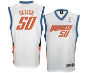 nba charlotte bobcats #50 emeka okafor white