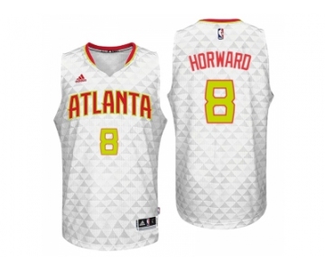 Atlanta Hawks #8 Dwight Howard 2016 Home White New Swingman Jersey