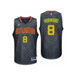 Atlanta Hawks #8 Dwight Howard 2016 Road Black New Swingman Jersey