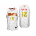 Men Atlanta Hawks #12 Dwight Howard Home White New Swingman Jersey