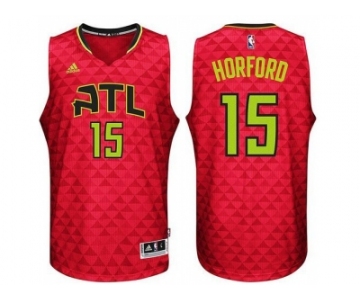 Men Atlanta Hawks #15 Al Horford red Swingman Stitched NBA Jersey