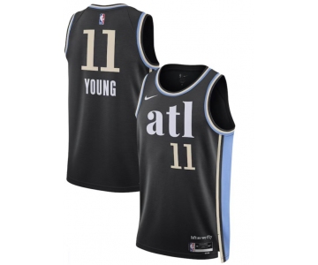 Men's  #11  Young  Nike Stitched NBA Jersey