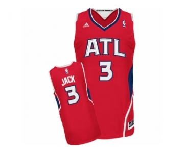 Men's Adidas Atlanta Hawks #3 Jarrett Jack Swingman Red Alternate NBA Jersey