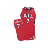 Men's Adidas Atlanta Hawks #7 Ersan Ilyasova Authentic Red Alternate NBA Jersey