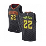 Men's Atlanta Hawks #22 Cam Reddish Authentic Black Basketball Jersey - Icon Edition