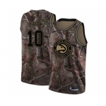 Men's Nike Atlanta Hawks #10 Mike Bibby Swingman Camo Realtree Collection NBA Jersey