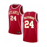 Men's Nike Atlanta Hawks #24 Kent Bazemore Swingman Red NBA Jersey Statement Edition