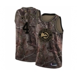 Men's Nike Atlanta Hawks #4 Spud Webb Swingman Camo Realtree Collection NBA Jersey