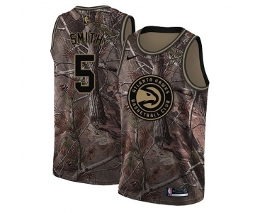 Men's Nike Atlanta Hawks #5 Josh Smith Swingman Camo Realtree Collection NBA Jersey